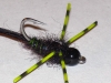 Carp Fly Nymph with bead head stainless hook legs